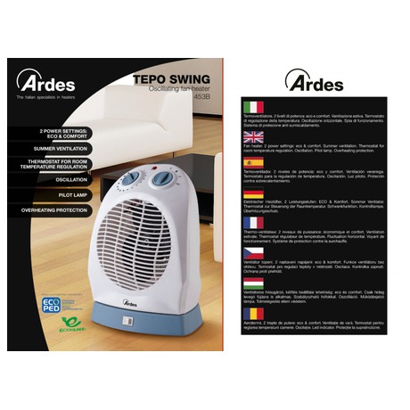 Teplovzdušný ventilátor Ardes 453B - Ardes 453B (foto 2)
