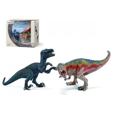 T-Rex a Velociraptor SCHLEICH