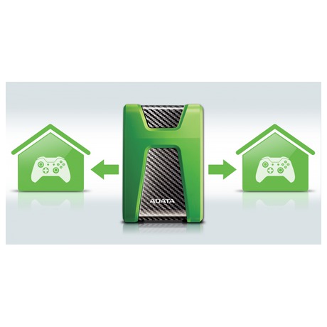 HDD ext. 2,5" A-Data HD650X 2TB pro Xbox - zelený