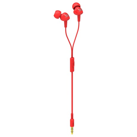 Sluchátka JBL C100SI - červená