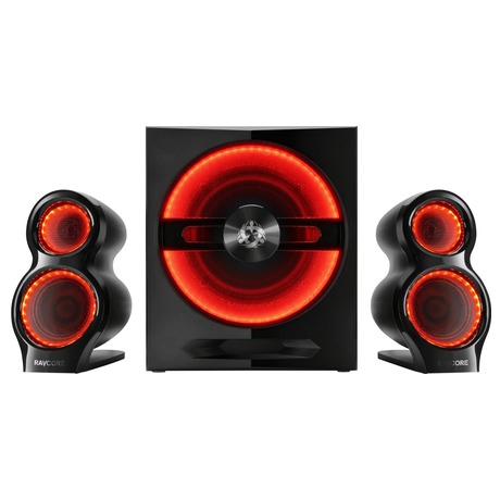 Speakers RAVCORE 2.1 Trident BLUETOOTH - RAVGLO45384 - Ravcore 2.1 Trident BLUETOOTH -&nbsp;RAVGLO45384 (foto 1)