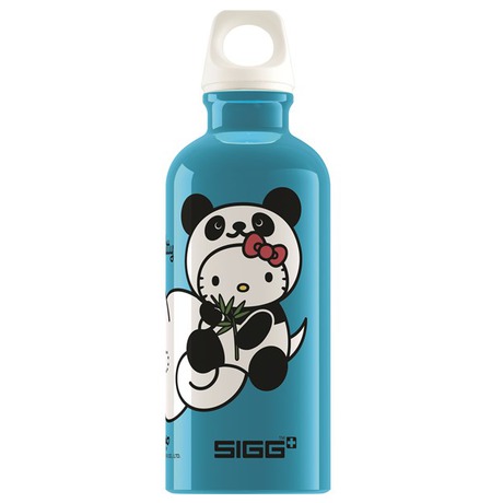 Láhev na pití Sigg dětská Hello Kitty Panda, 0.4L - modrá - Sigg dětská Hello Kitty Panda, 0.4L -&nbsp;modrá (foto 1)