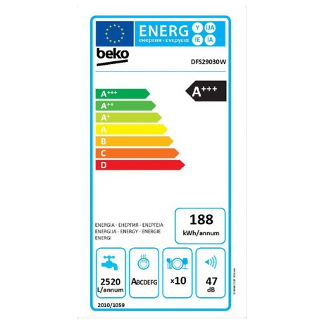 BEKO DFS 29030 W (foto 3)