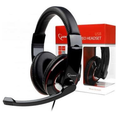 Gembird MHS-U-001 Gaming black, USB (foto 3)