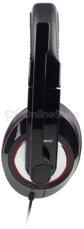 Sluchátka s mik Gembird MHS-U-001 Gaming black, USB