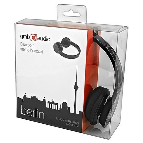 Gembird Berlin Bluetooth, mikrofon, černá (foto 1)