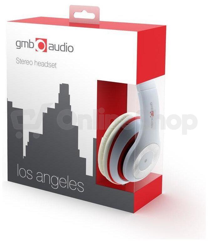 Sluchátka s mik Gembird Los Angeles, BLACK