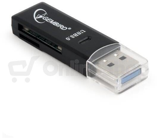 Čtečka karet USB 3.0, mini design, UHB-CR3-01, GEMBIRD