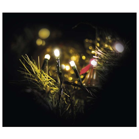 Vánoční osvětlení EMOS 100 LED, 5m, řetěz, teplá bílá - Emos 100 LED, 5m, řetěz, teplá bílá (foto 10)