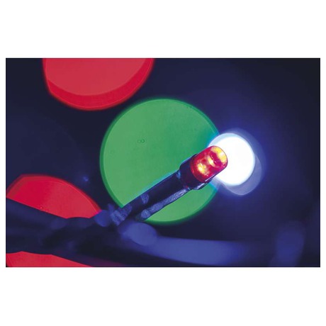 Vánoční osvětlení EMOS 100 LED, 5m, řetěz,  multicolor - Emos 100 LED, 5m, řetěz,  multicolor (foto 1)