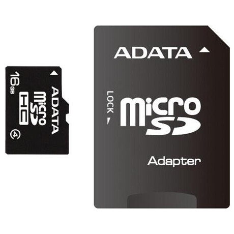ADATA 16GB MicroSDHC Card with Adaptor Class 4 (foto 1)