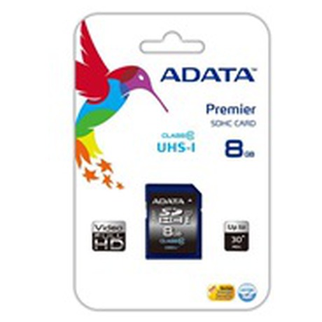ADATA SDHC 8GB UHS-I Premier,Class 10 (foto 1)