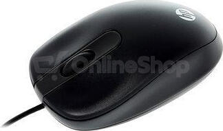 HP Travel Mouse/Cestovní/Optická/1 000 DPI/Drátová USB/Černá (G1K28AA#ABB)