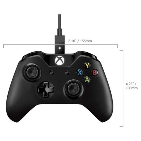 Microsoft Xbox One Gamepad + kabel pro Windows,USB