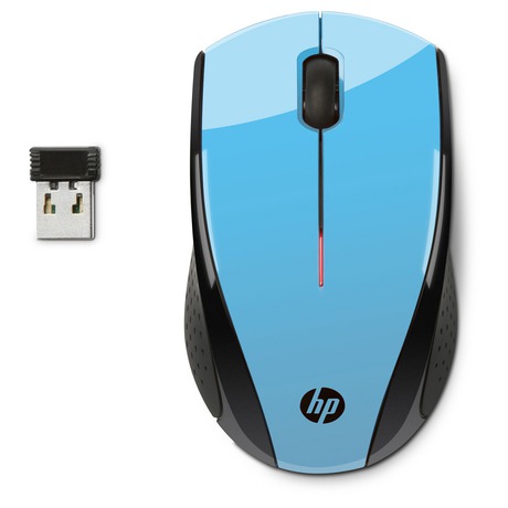 HP X3000 Blue Wireless Mouse - HP Wireless Mouse X3000 Blue (foto 1)