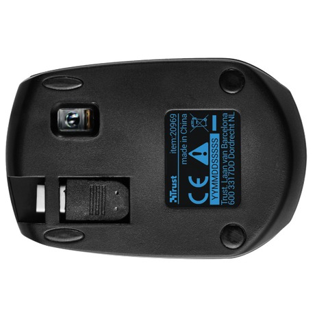 myš TRUST Retractable Mini Mouse - black, USB C - Trust Retractable Mini Mouse -&nbsp;black, USB C (foto 3)