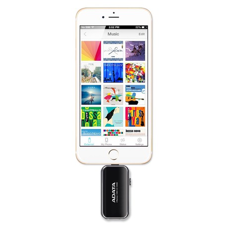 64GB ADATA UE710 USB 3.0  i-memory pro Apple černá