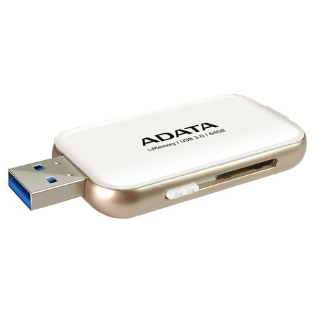 64GB ADATA UE710 USB 3.0  i-memory pro Apple černá