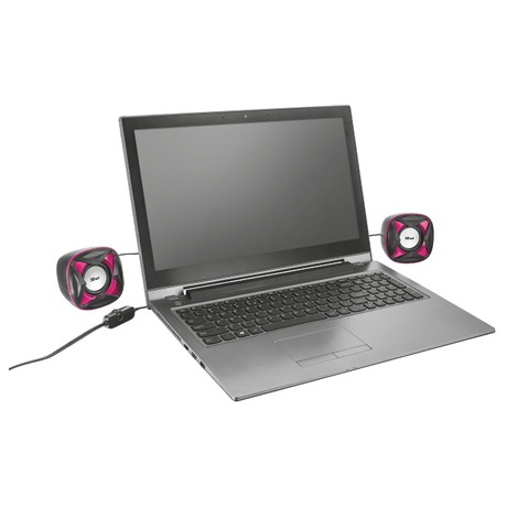 repro TRUST Xilo Compact 2.0 Speaker Set - pink - Trust Xilo Compact 2.0 Speaker Set -&nbsp;pink (foto 3)