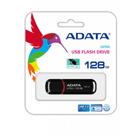 ADATA UV150/128GB/USB 3.2/USB-A/Černá (foto 2)