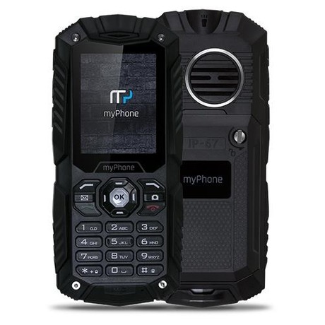 Mobilní telefon myPhone HAMMER PLUS Dual SIM - černý - myPhone HAMMER PLUS Dual SIM -&nbsp;černý (foto 1)