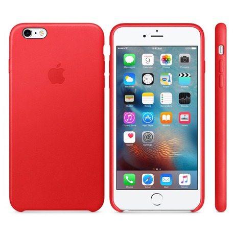 iPhone 6S Plus Leather Case (PRODUCT) RED - iPhone 6S&nbsp;Plus Leather Case (foto 1)