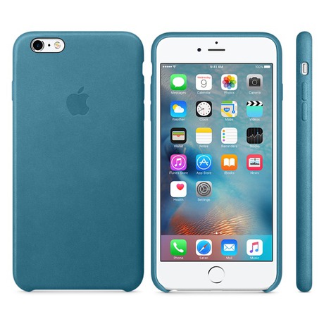 iPhone 6s Plus Leather Case - Marine Blue (MM362ZM/A)