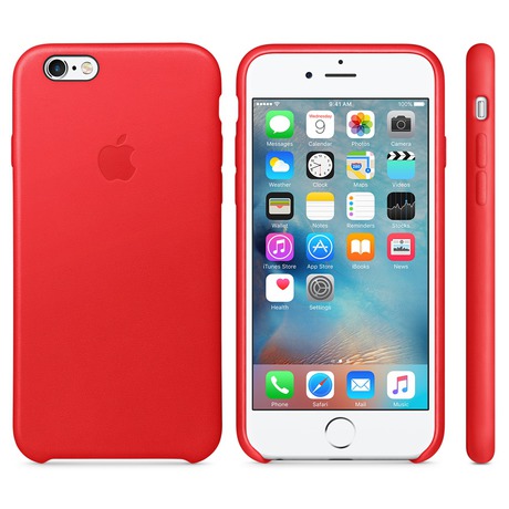 iPhone 6S Leather Case (PRODUCT) RED - iPhone 6S&nbsp;Leather Case (foto 1)