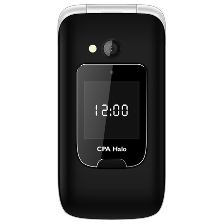 Telefon CPA Halo 15 Senior černý s nabíjecím stojánkem