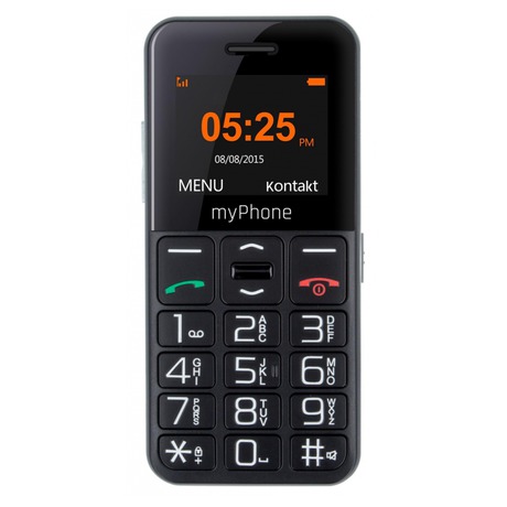 Mobiln telefon myPhone HALO EASY - ern - myPhone Halo Easy Senior ern (foto 1)