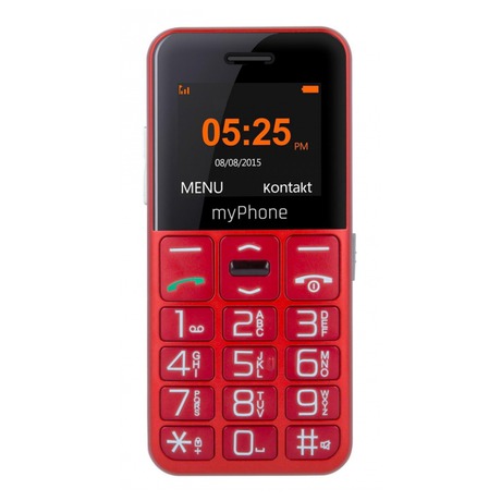 Mobiln telefon myPhone HALO EASY - erven - myPhone Halo Easy Senior erven (foto 3)