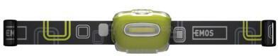 Emos COB LED čelovka P3528, 150 lm, 20 m, 3× AAA