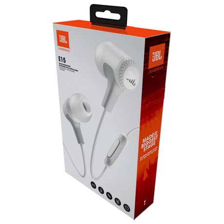 Sluchátka JBL E15 - bílá - JBL E15 -&nbsp;bílá (foto 1)