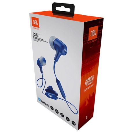 Sluchátka JBL E25BT - modrá - JBL E25BT -&nbsp;modrá (foto 1)