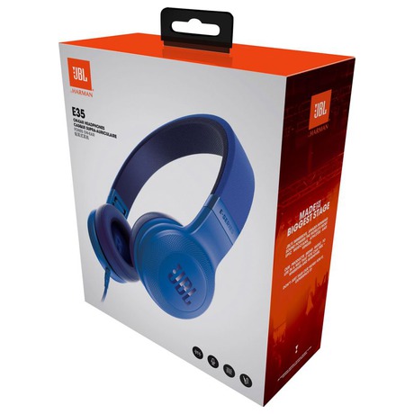 Sluchátka JBL E35 - modrá