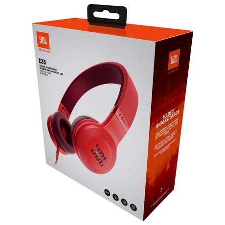 Sluchátka JBL E35 - červená - JBL E35 -&nbsp;červená (foto 4)