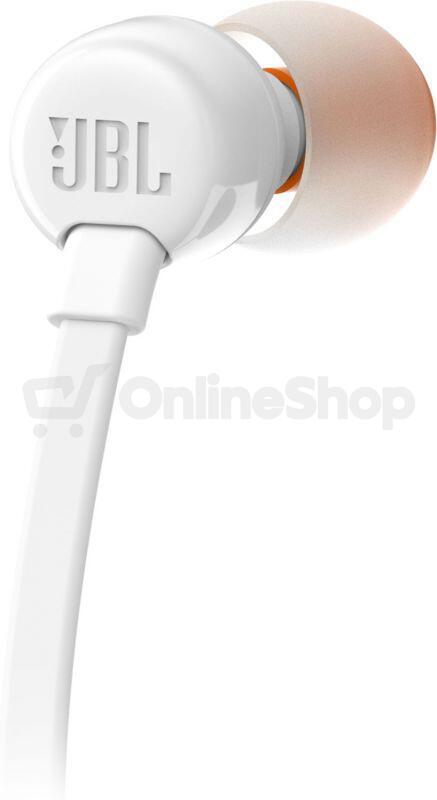 Sluchátka JBL T110, bílá