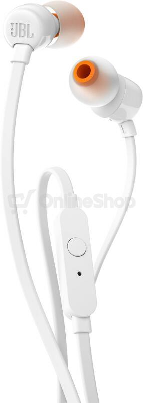 Sluchátka JBL T110, bílá
