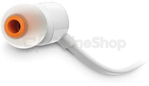 Sluchátka JBL T110, bílá