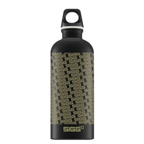 Láhev na pití Sigg Logo Repeat, 0.6L - černá - Sigg Logo Repeat, 0.6L -&nbsp;černá (foto 1)