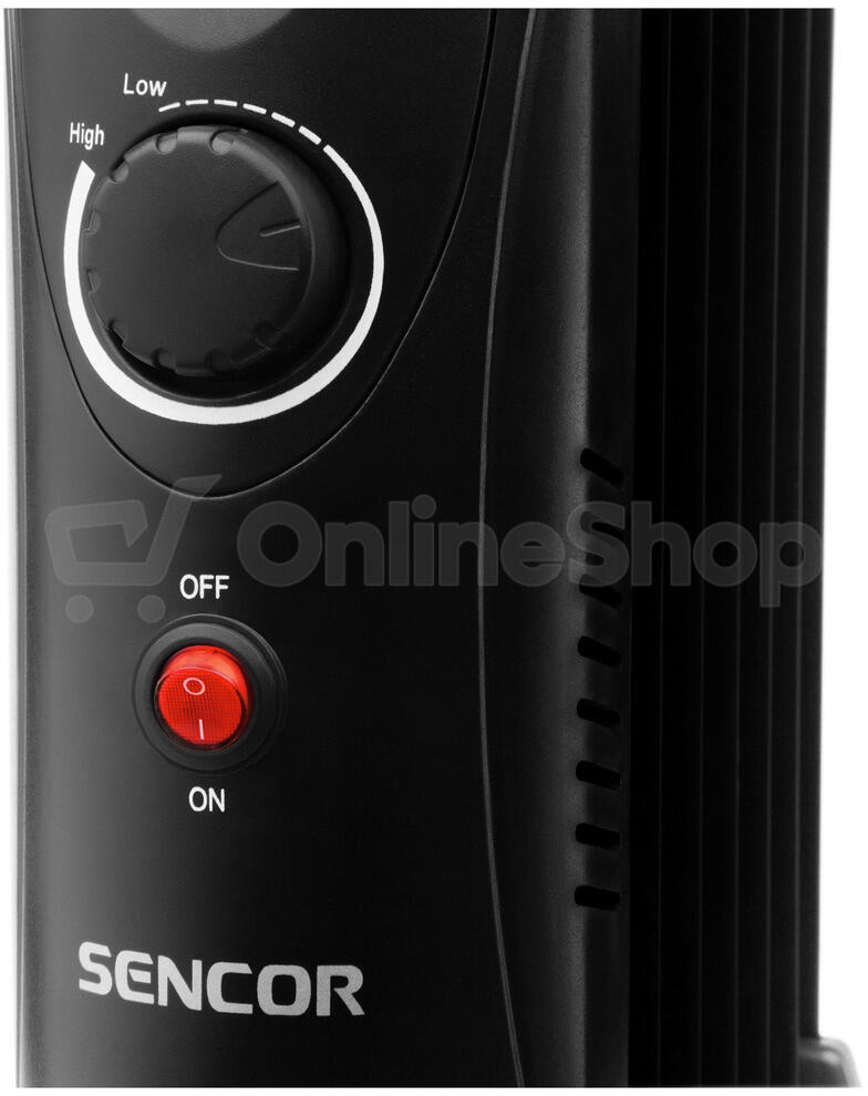 Olejový radiátor Sencor SOH 2107BK
