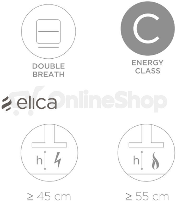 Odsavač par ELICA STRIPE LUX IX/A/60