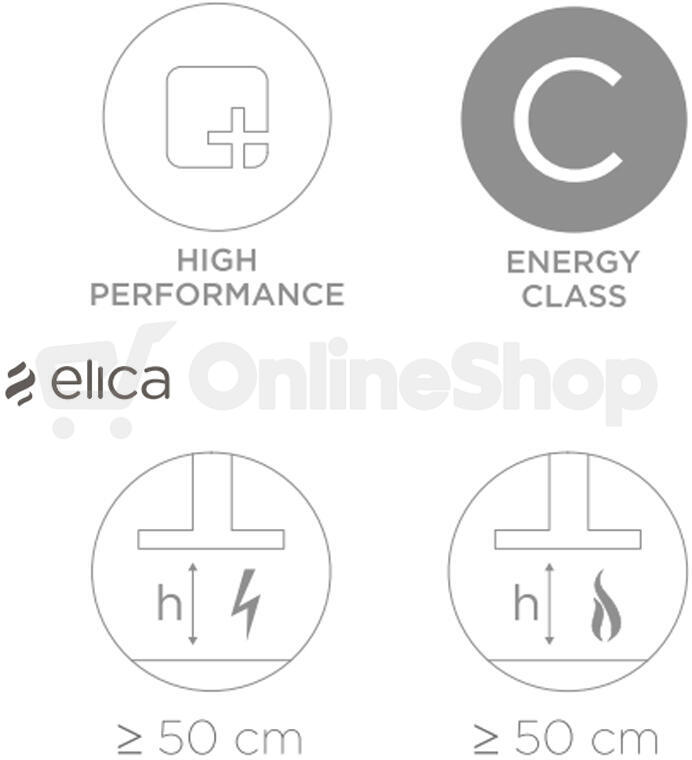 Odsavač par ELICA ELITE 26 IX/A/60/VT