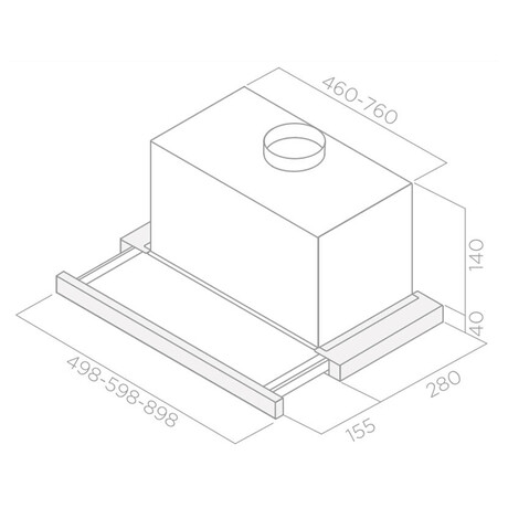 Odsava par ELICA ELITE 14 LUX BL/A/50