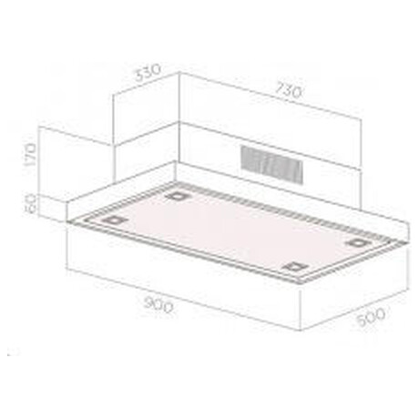 ELICA CLOUD FIVE 90X50 (foto 1)