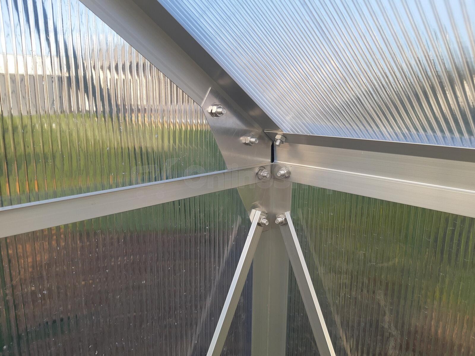 Skleník VITAVIA TARGET 6200 PC 4 mm stříbrný