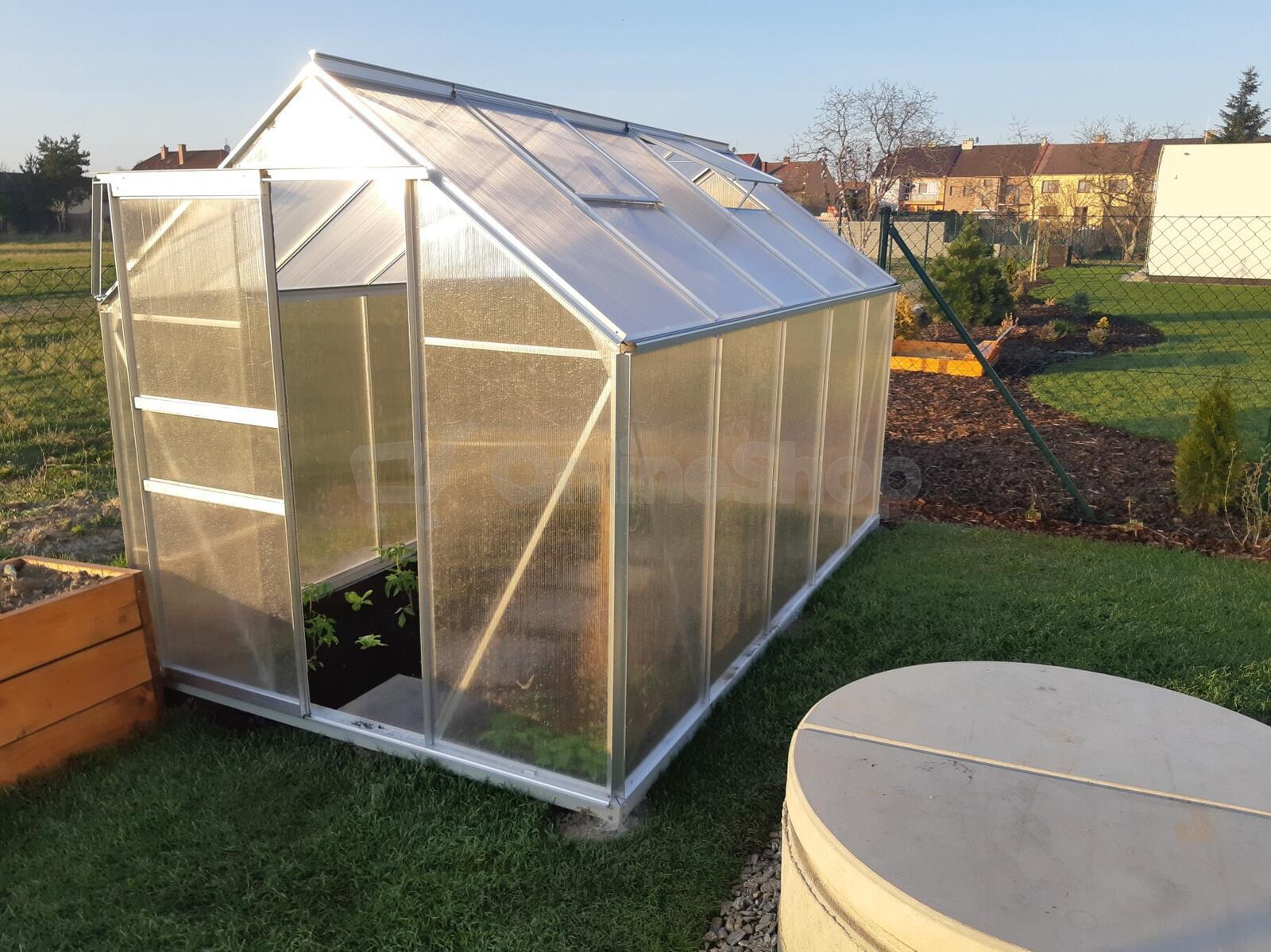 Skleník VITAVIA TARGET 5000 PC 4 mm stříbrný
