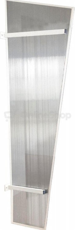 Boční stěna LANITPLAST UNI bílá / PLEXI LG1496