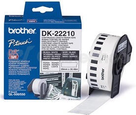 Papírová páska Brother DK-22210, 29 mm x 30,48 m