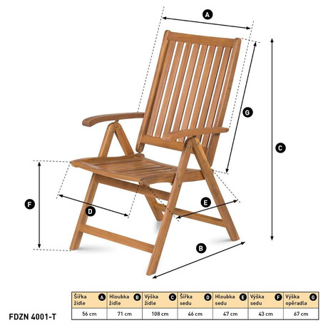 Zahradn nbytek Fieldmann CARMEN II.-T
